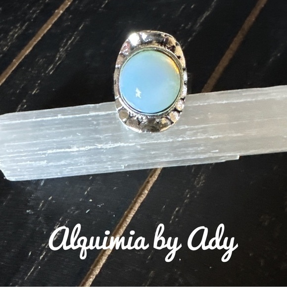 Alquimia Silver and Blue Ring - Picture 1 of 1